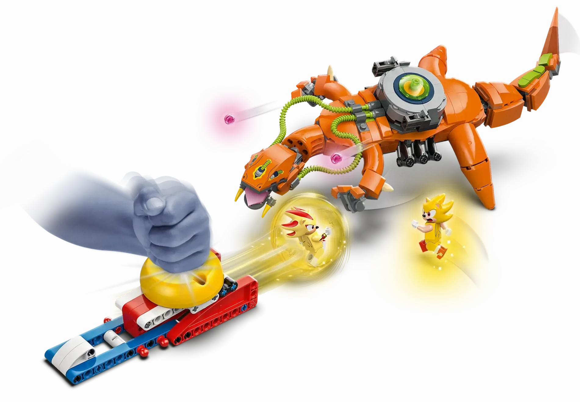 LEGO SONIC 77003 Super Shadow vs Biolizard