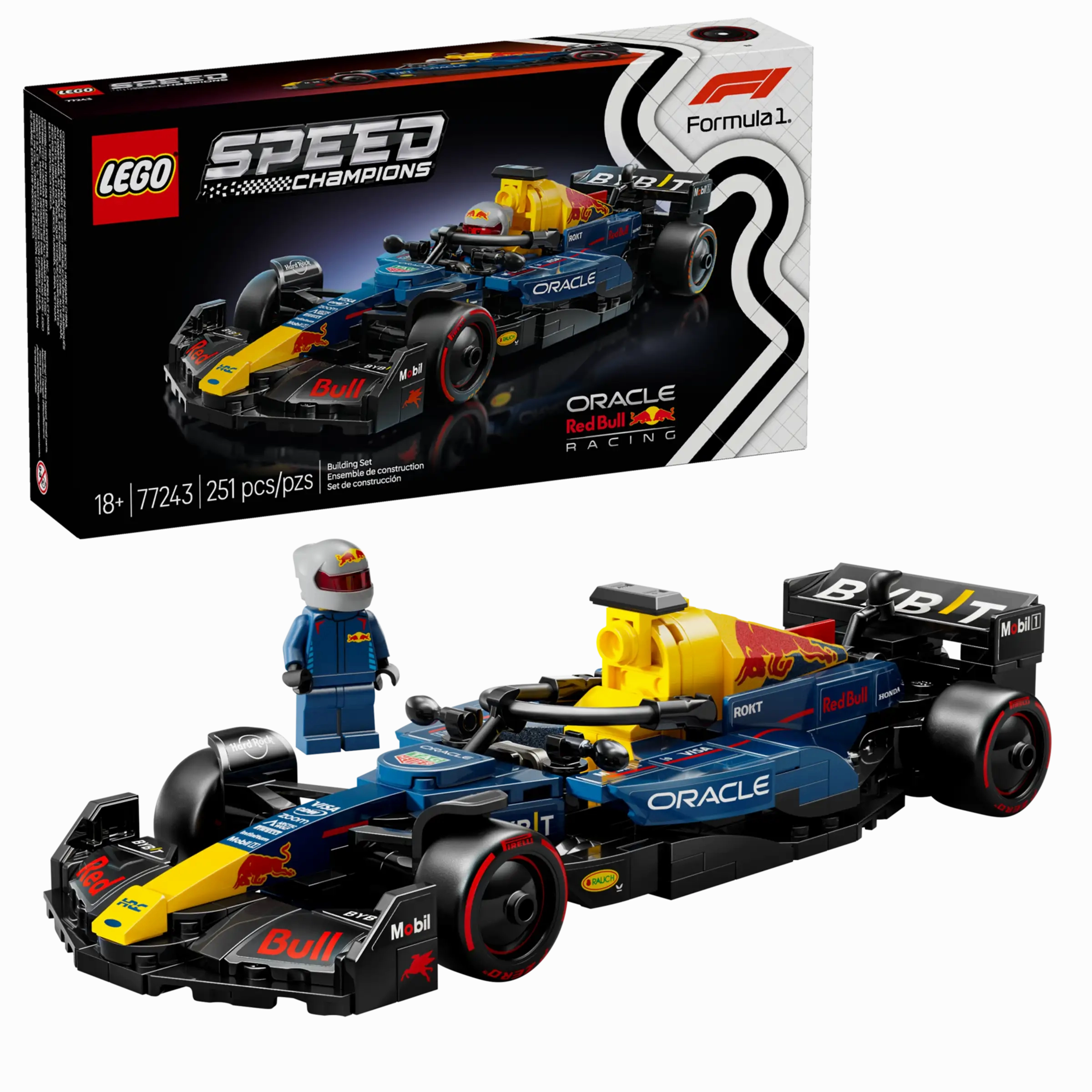 LEGO SPEED CHAMPIONS 77243 Oracle Red Bull Racing RB20 F1 Race Car