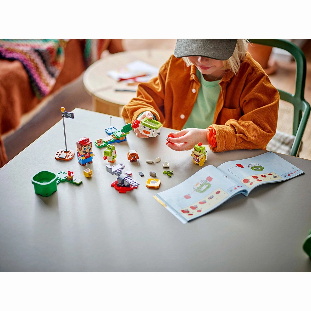 LEGO Super Mario Adventures with interactive LEGO Mario