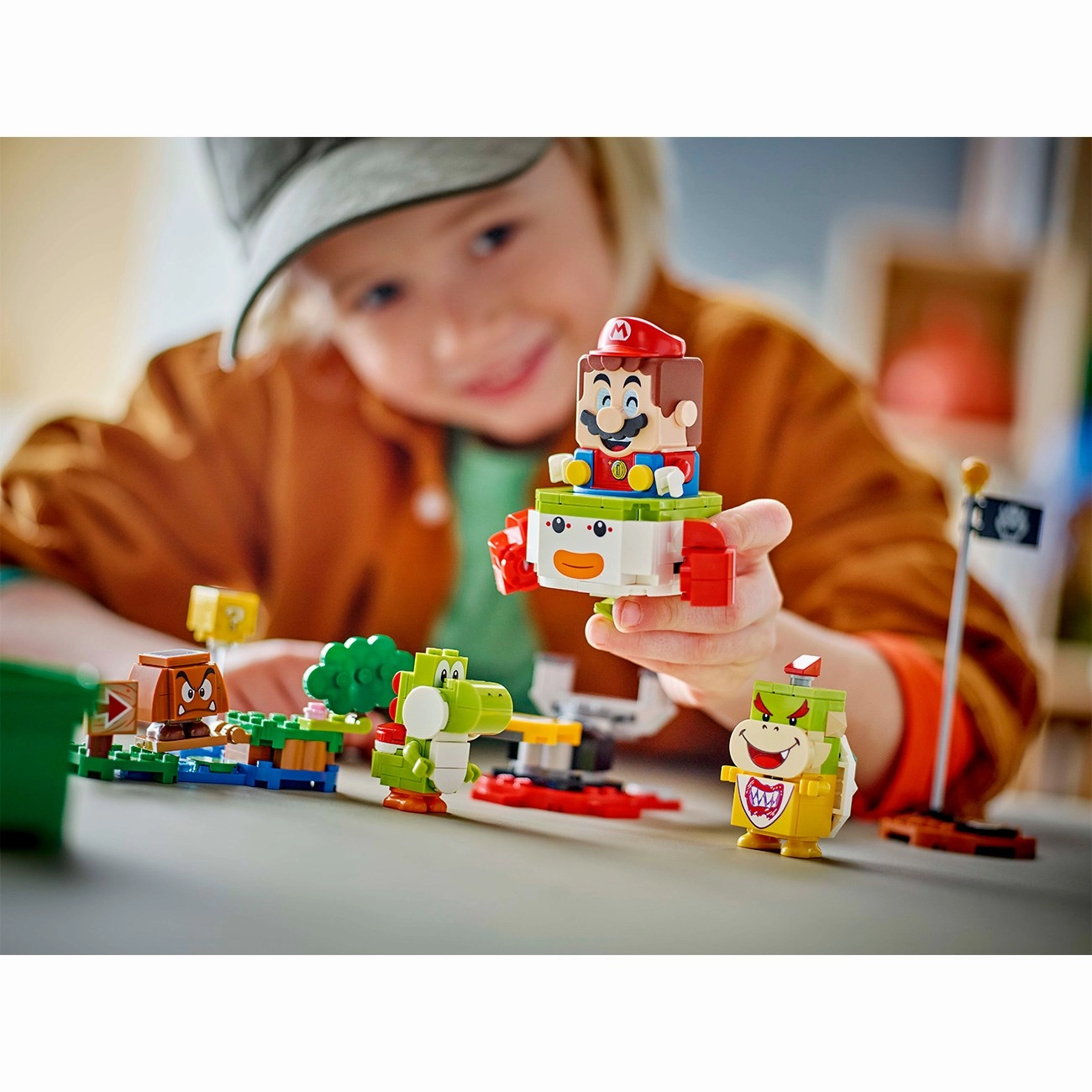 LEGO Super Mario Adventures with interactive LEGO Mario