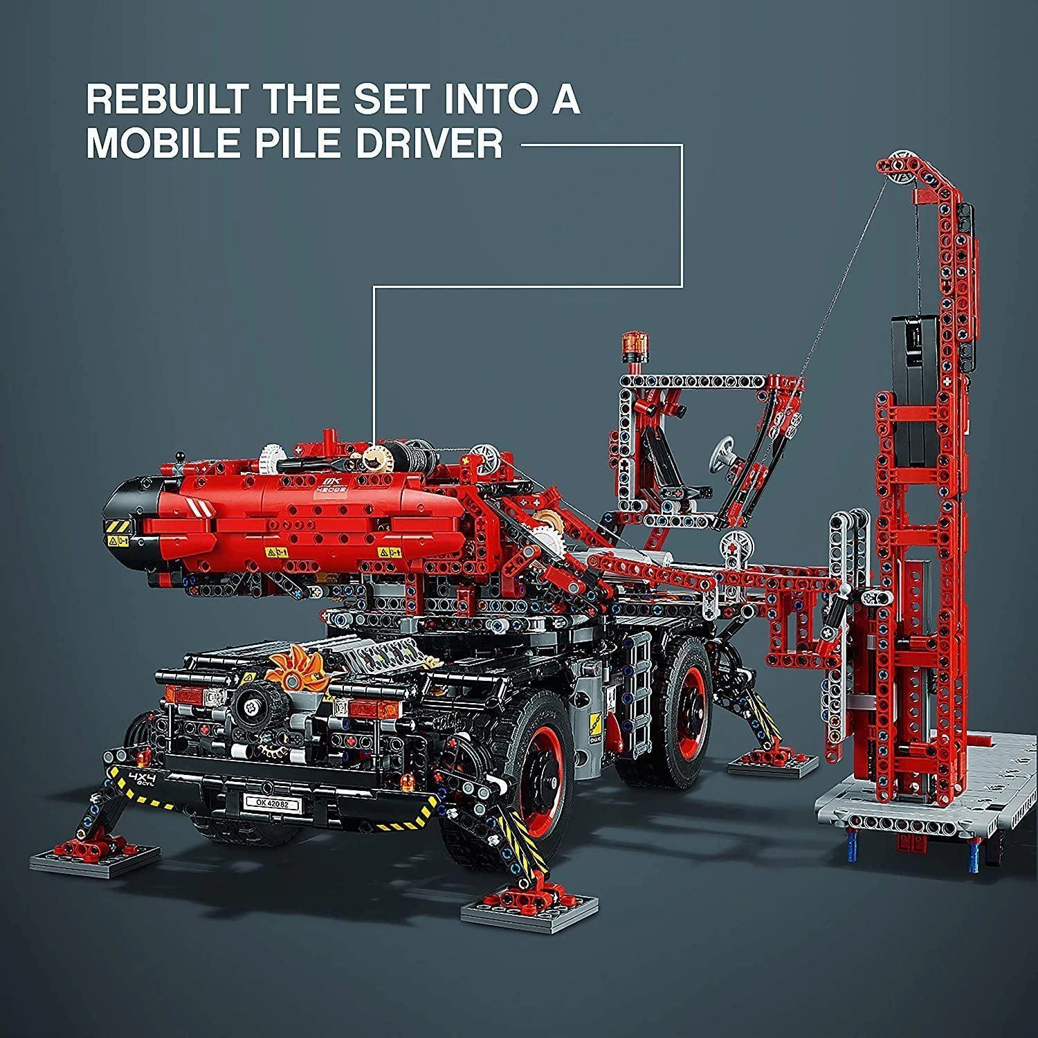 LEGO TECHNIC 42082 Rough Terrain Crane Advanced Building Set
