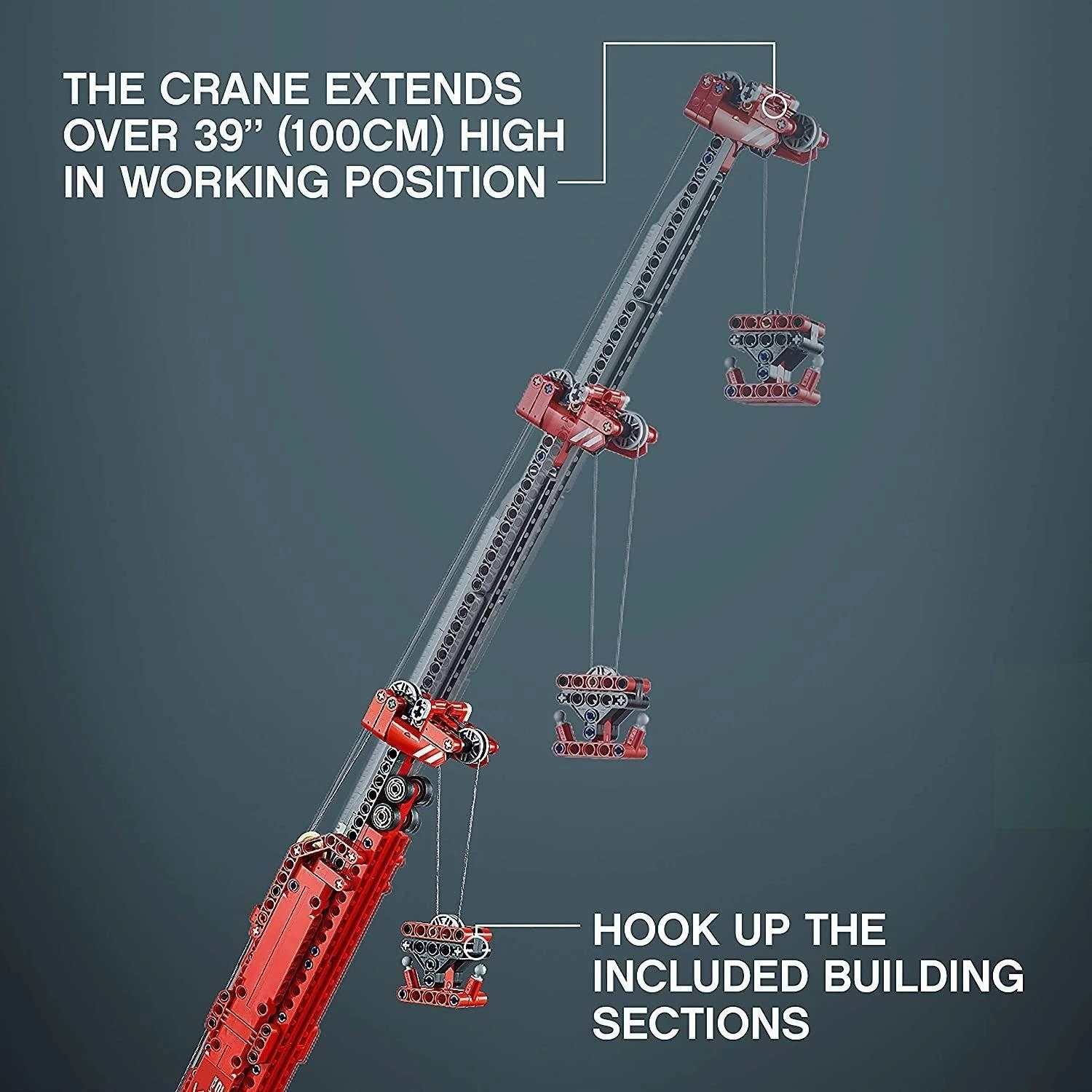 LEGO TECHNIC 42082 Rough Terrain Crane Advanced Building Set