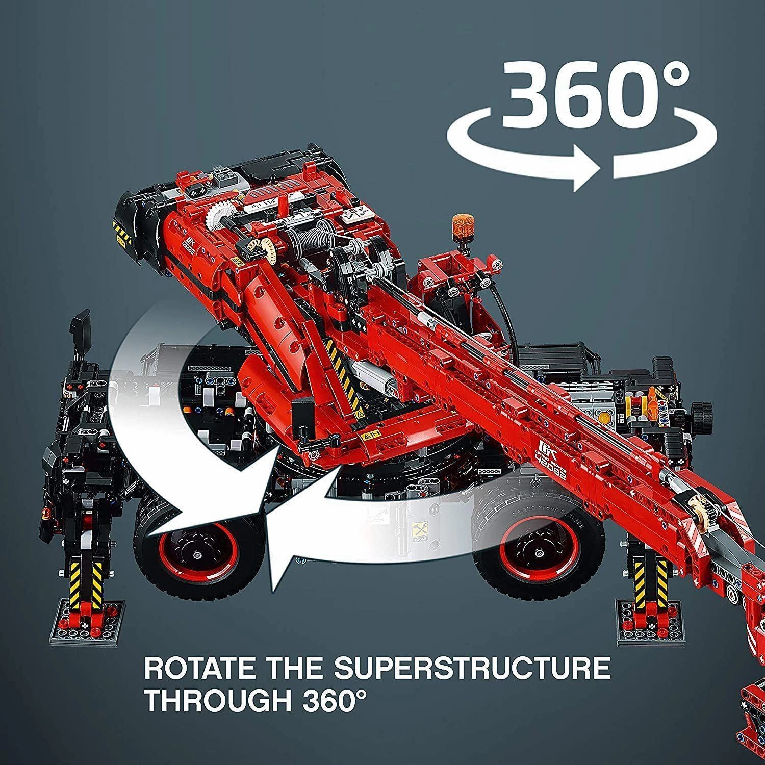 LEGO TECHNIC 42082 Rough Terrain Crane Advanced Building Set