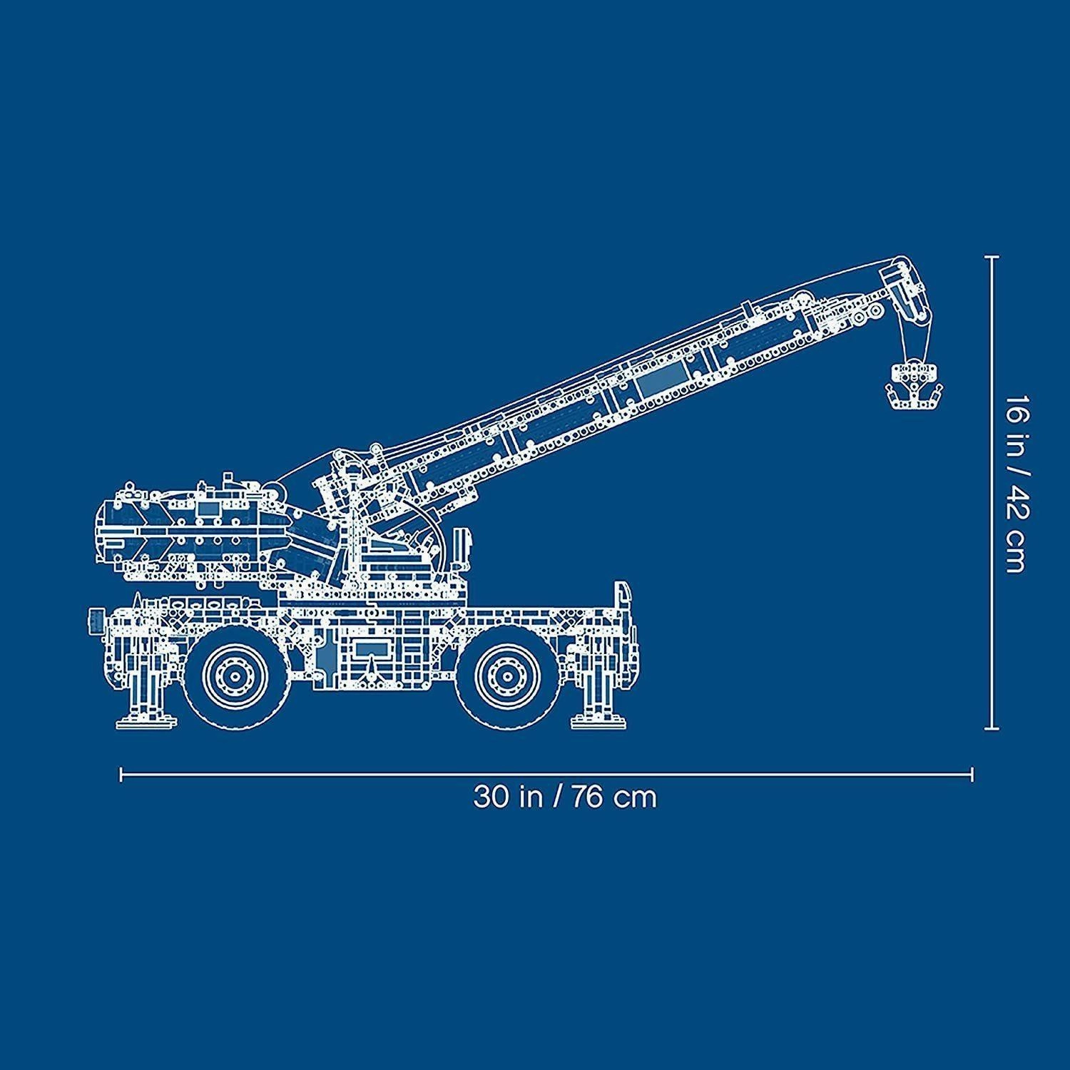 LEGO TECHNIC 42082 Rough Terrain Crane Advanced Building Set