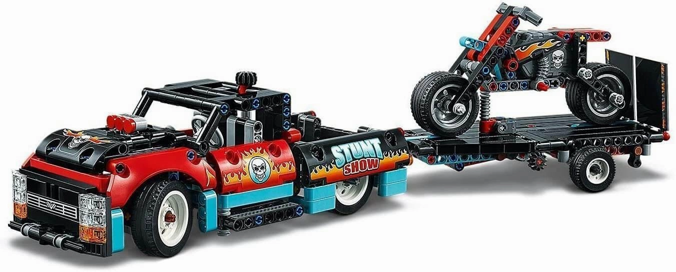 LEGO TECHNIC 42106 Stunt Show Truck & Bike Toys Set