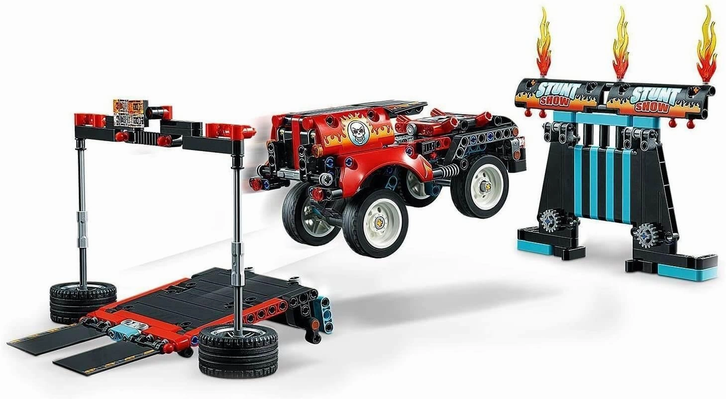LEGO TECHNIC 42106 Stunt Show Truck & Bike Toys Set