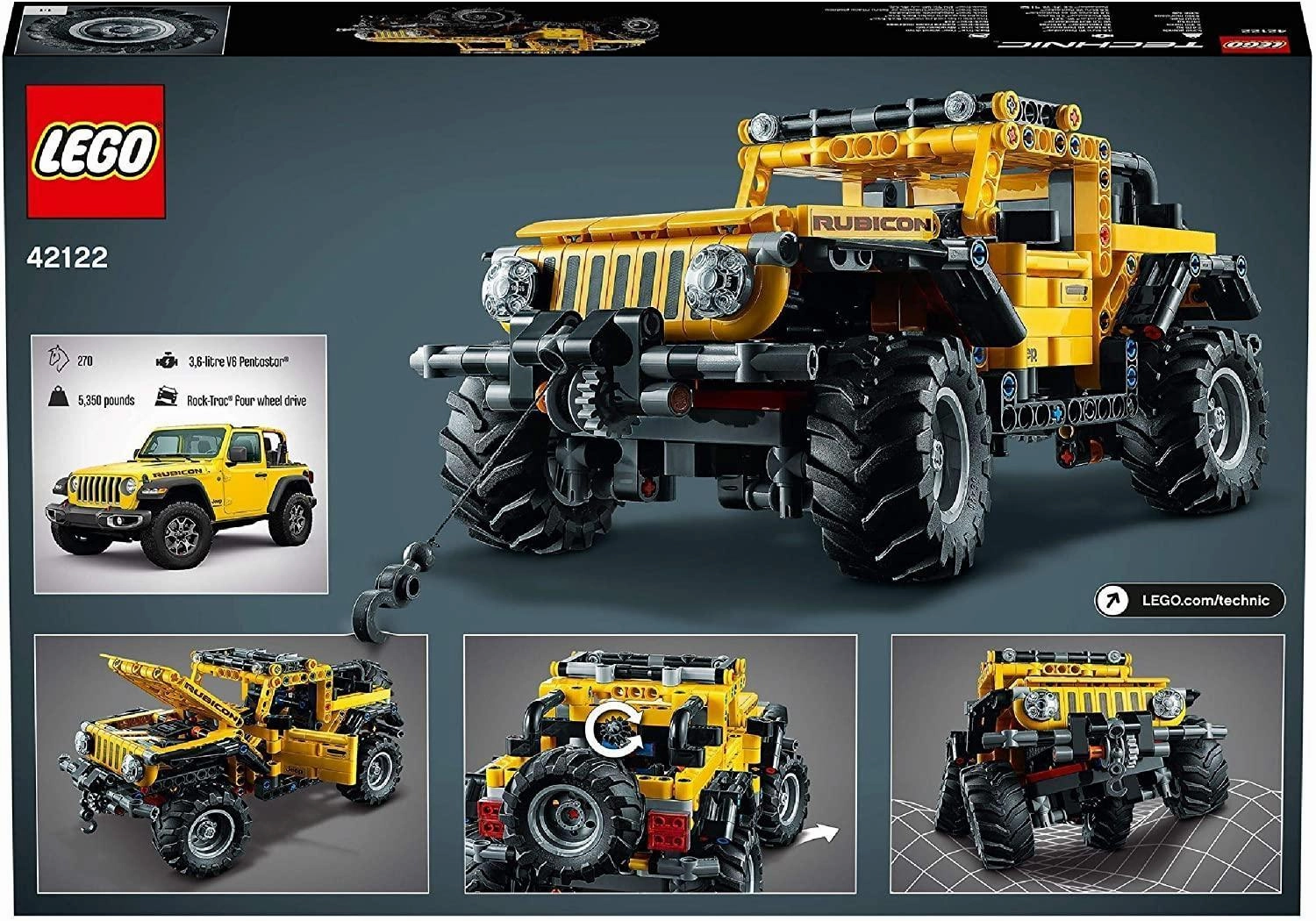 LEGO TECHNIC 42122 Jeep Wrangler 4x4 Toy Car Building Set