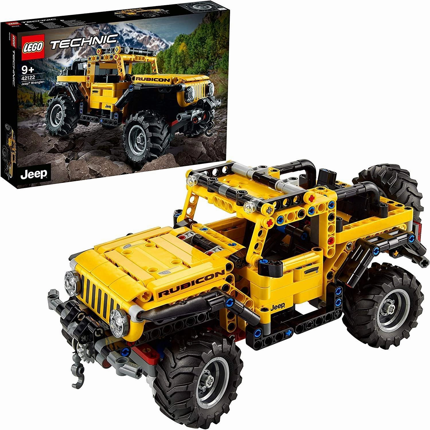 LEGO TECHNIC 42122 Jeep Wrangler 4x4 Toy Car Building Set