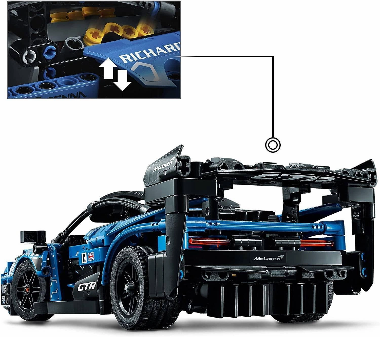 LEGO TECHNIC 42123 McLaren Senna GTR Model Racing Car Toy