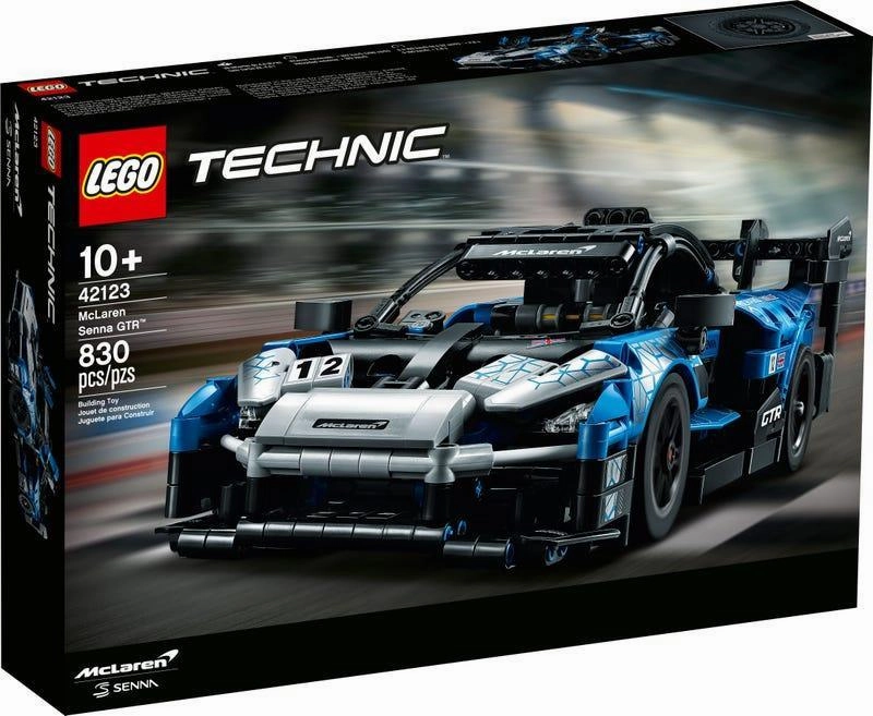 LEGO TECHNIC 42123 McLaren Senna GTR Model Racing Car Toy