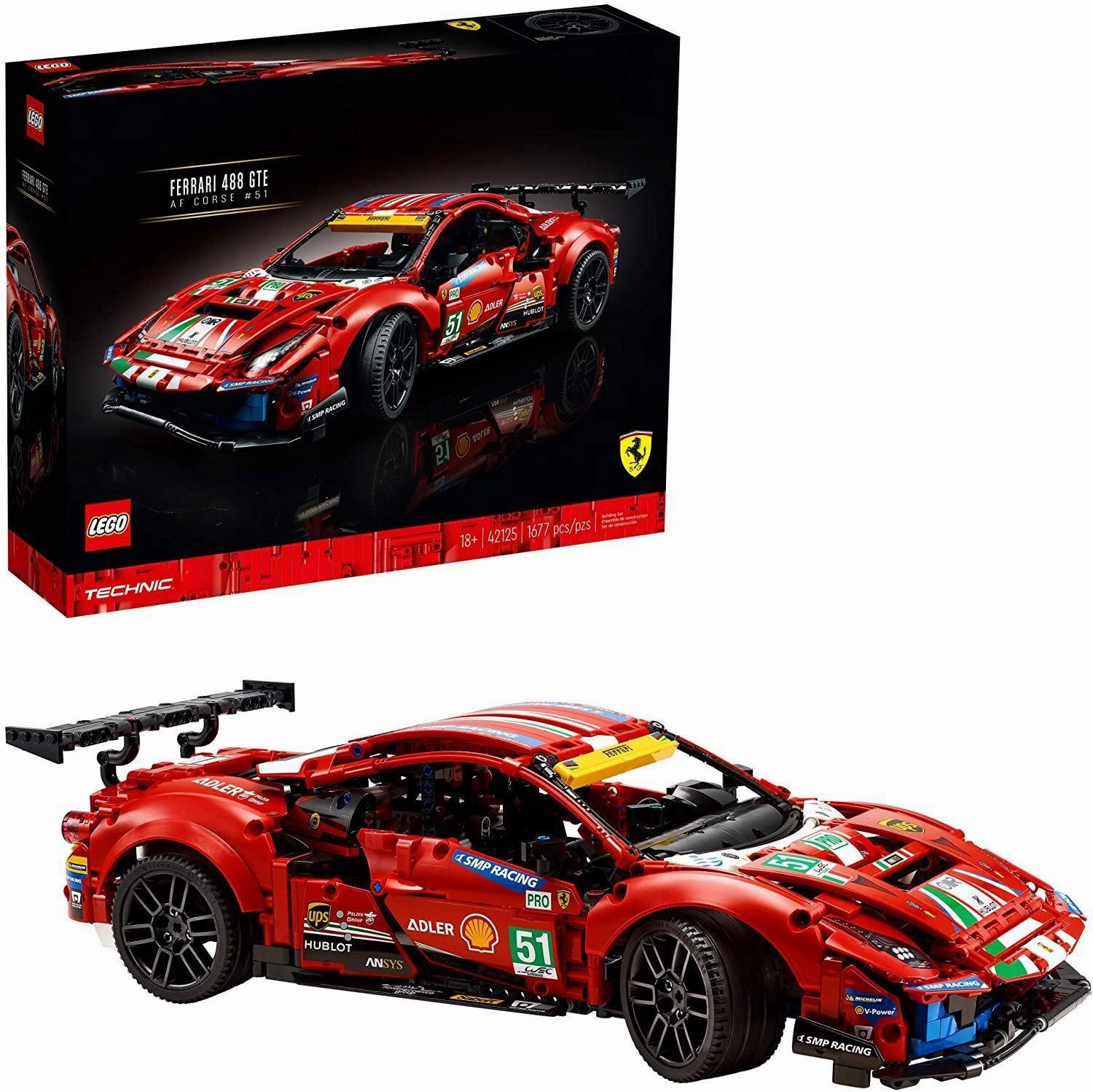 LEGO TECHNIC 42125 Ferrari 488 GTE AF Corse #51