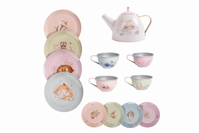 Les Rosalies Tea Set