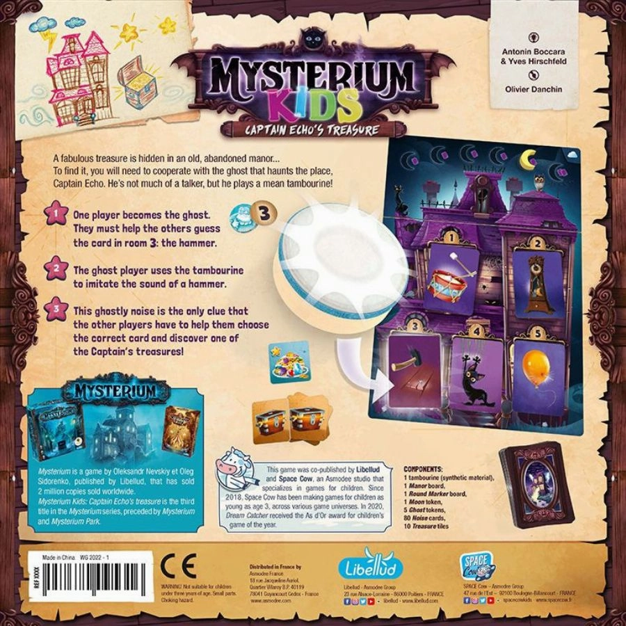 Libellud Board Games - Mysterium Kids Captain Echo's Treasure