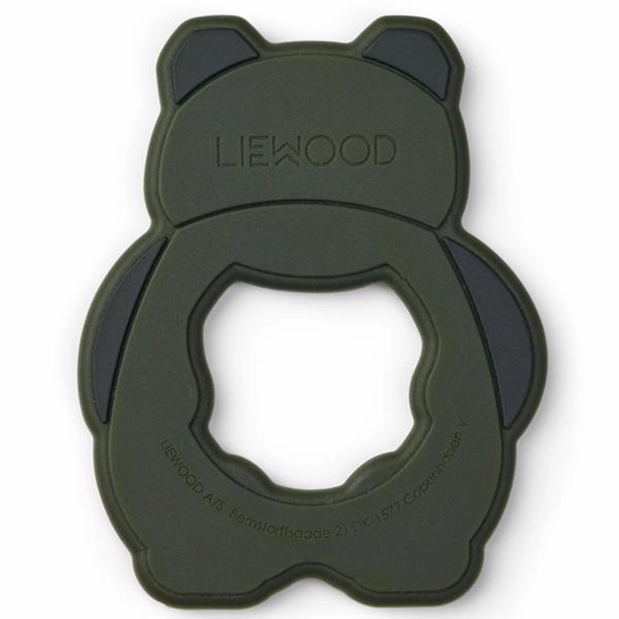 Liewood Gerda Teether Panda Hunter Green
