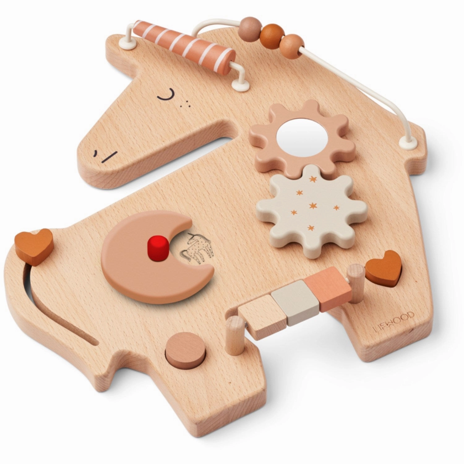 LieWood Pale Tuscany Multi Mix Carola Unicorn Play Board