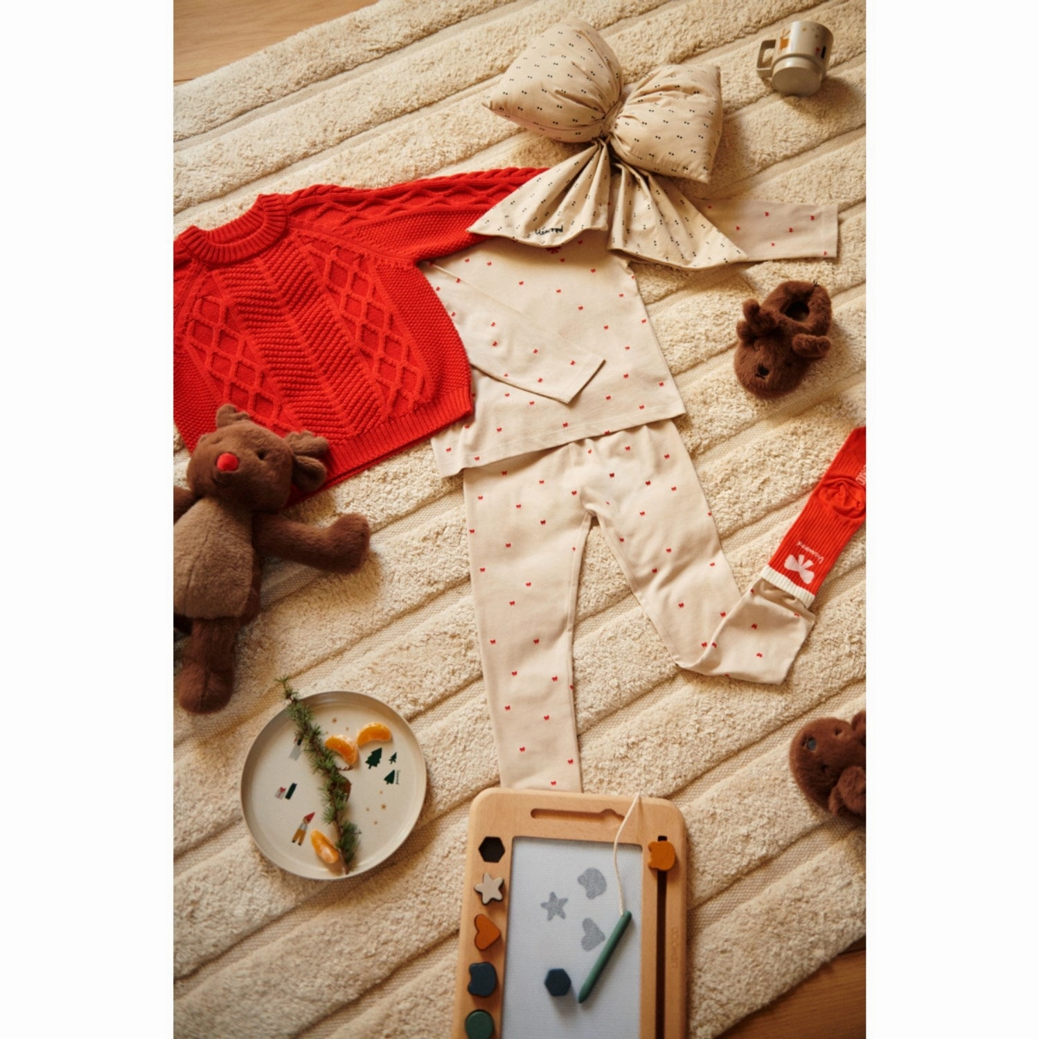 LieWood Pecan Berto Reindeer Teddy