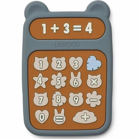Liewood Teether Niels Calculator Blue Wave Multi Mix