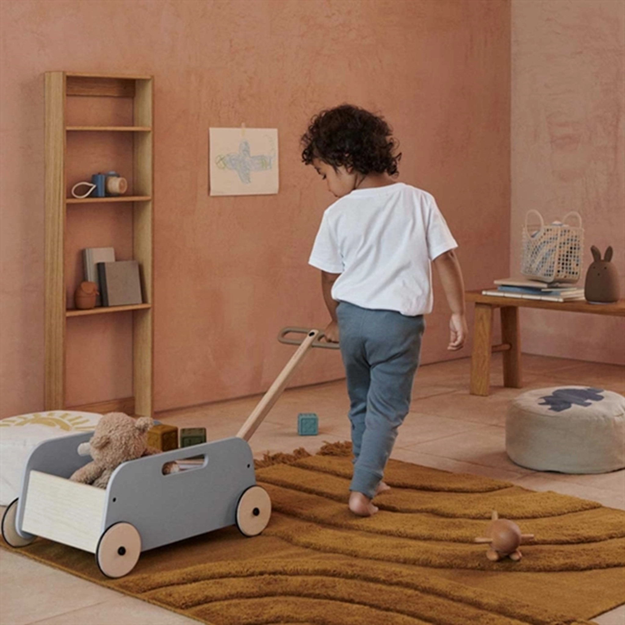 Liewood Tyra Wagon Sea Blue/Oat Mix