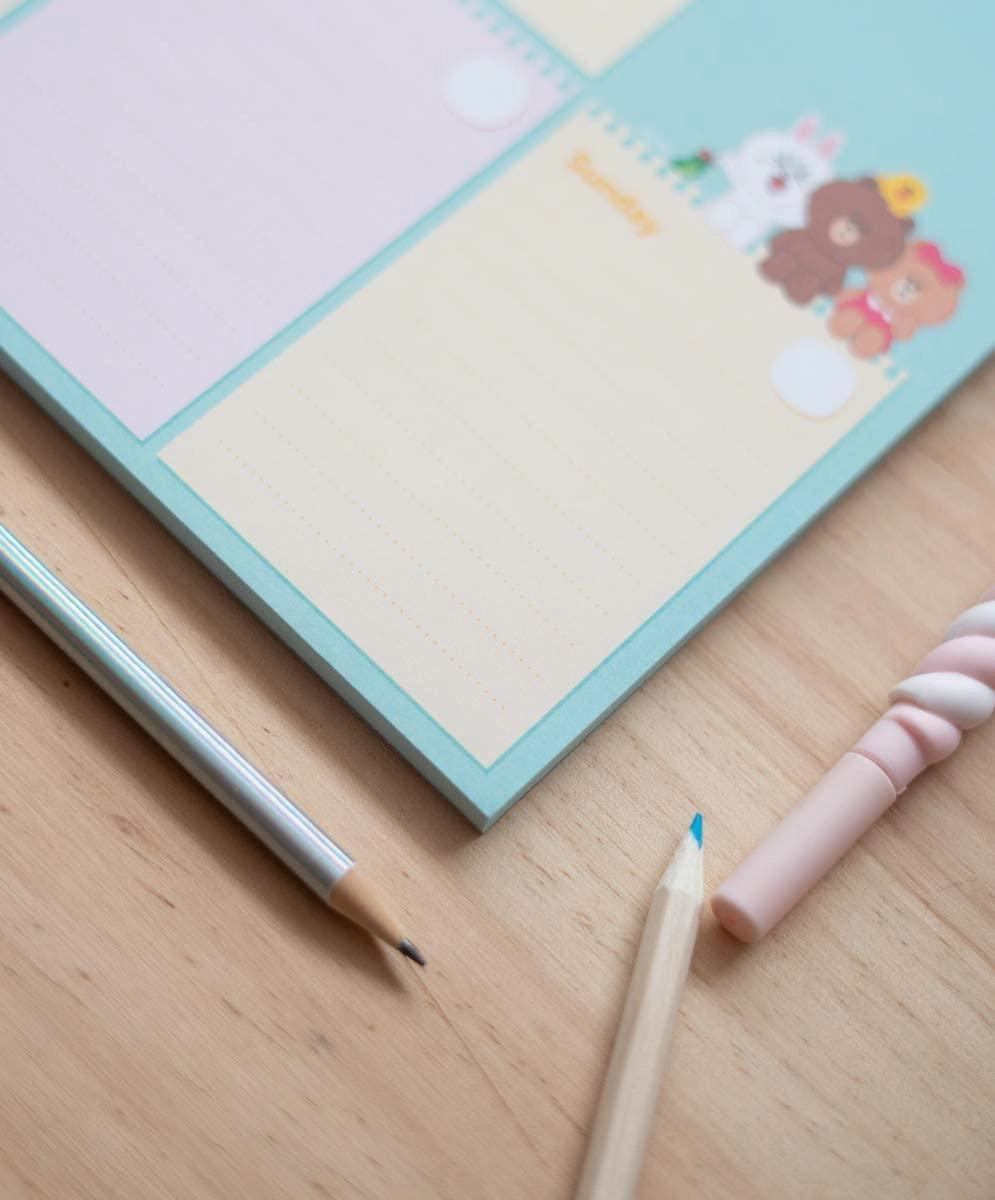 Line Friends A4 Weekly Planner