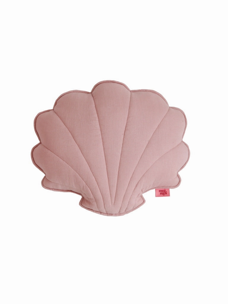 Linen Powder Pink Shell Pillow