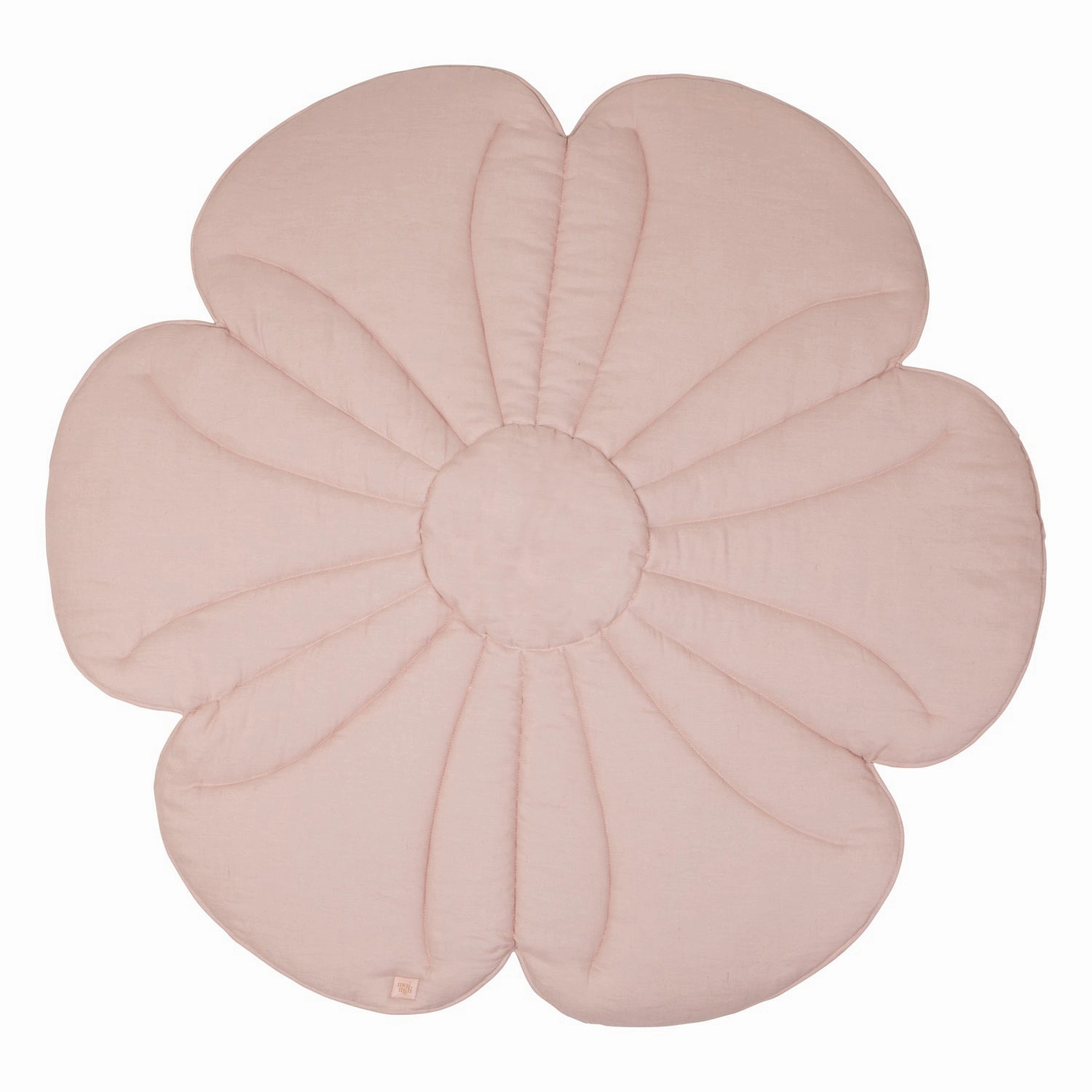 Linen "Powder Rose" Flower Mat