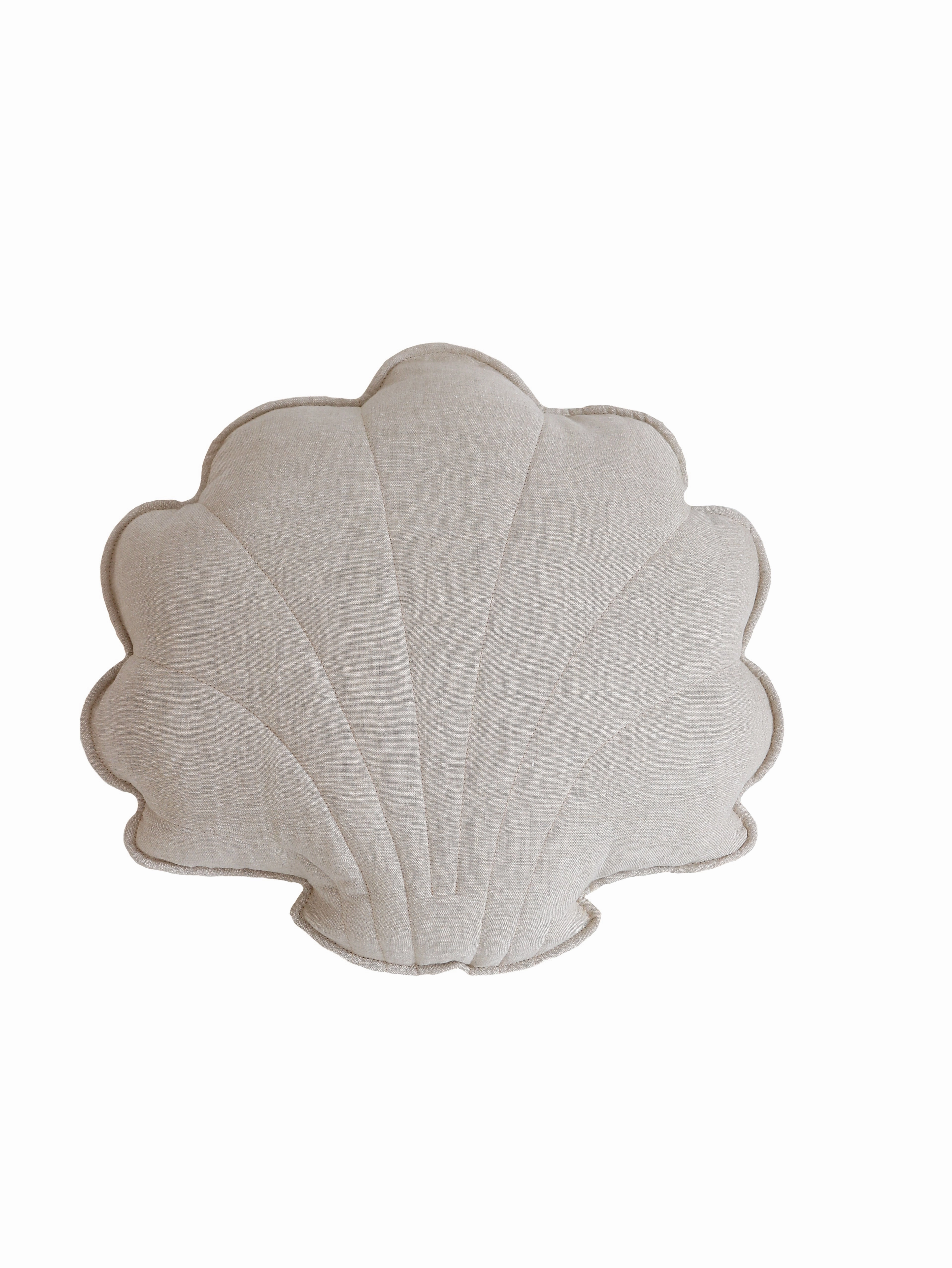Linen "Sand Shell Pillow