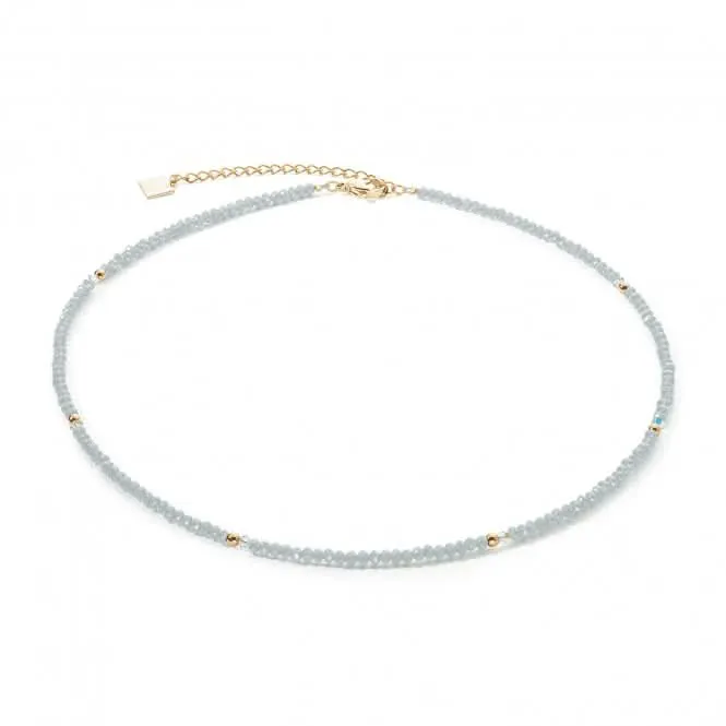 Little Twinkle Gold-Ice Blue Necklace 2033/10-0730 Coeur De Lion Jewellery