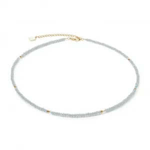Little Twinkle Gold-Ice Blue Necklace 2033/10-0730 Coeur De Lion Jewellery