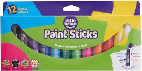 Little Brian Classic Paint Sticks 12 Pack