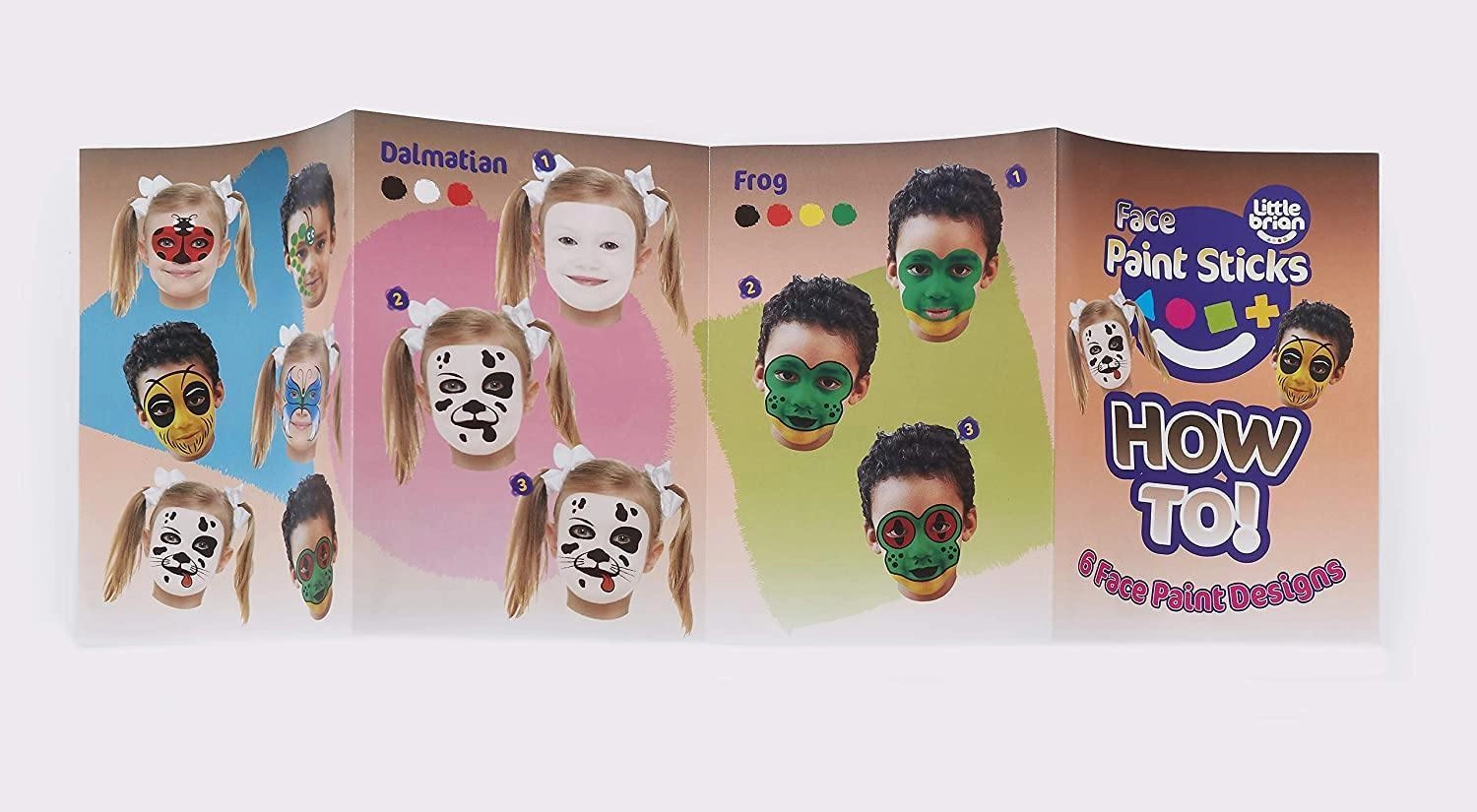 Little Brian Face Paint Sticks 6 Pack