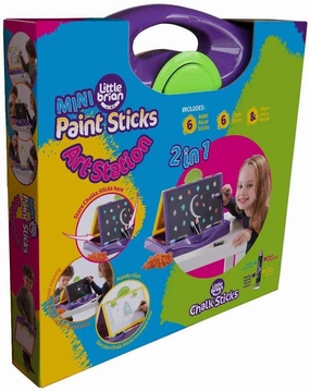 Little Brian Mini Paint Sticks Art Station 2-in-1