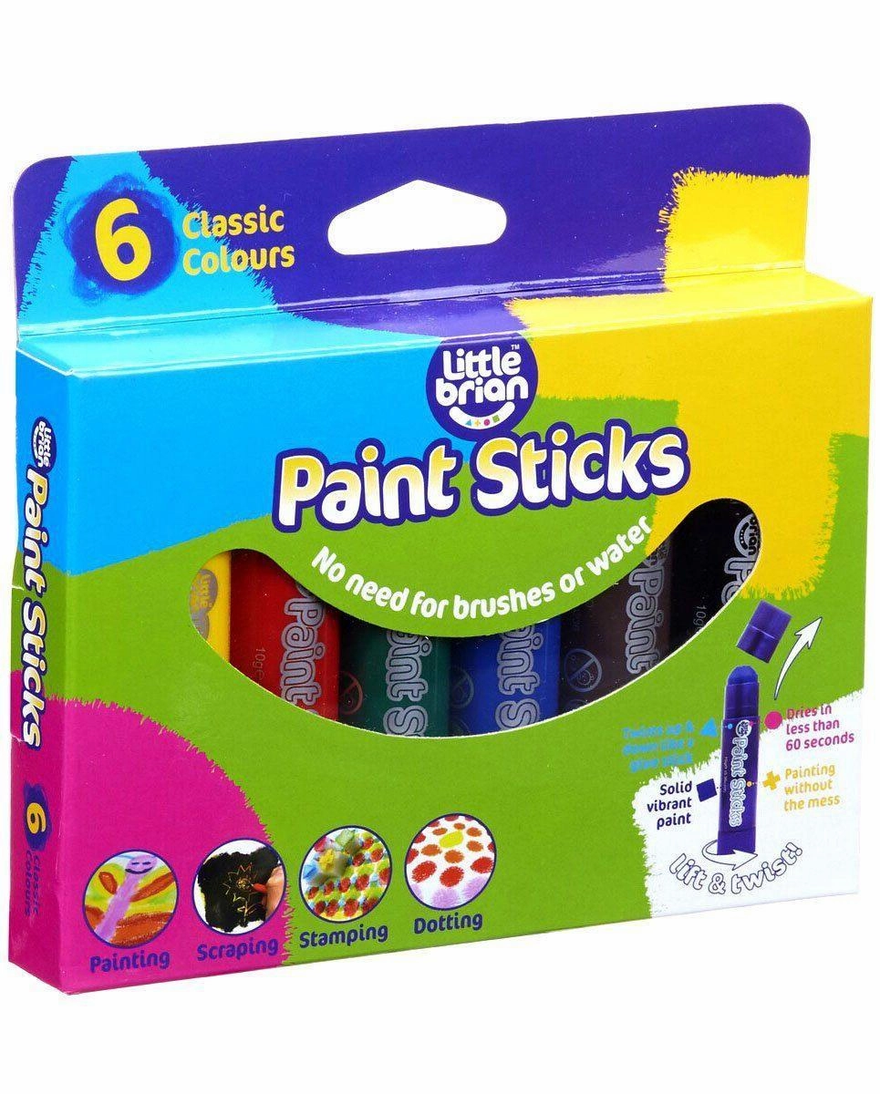 Little Brian Paint Sticks Classic 6 Pack