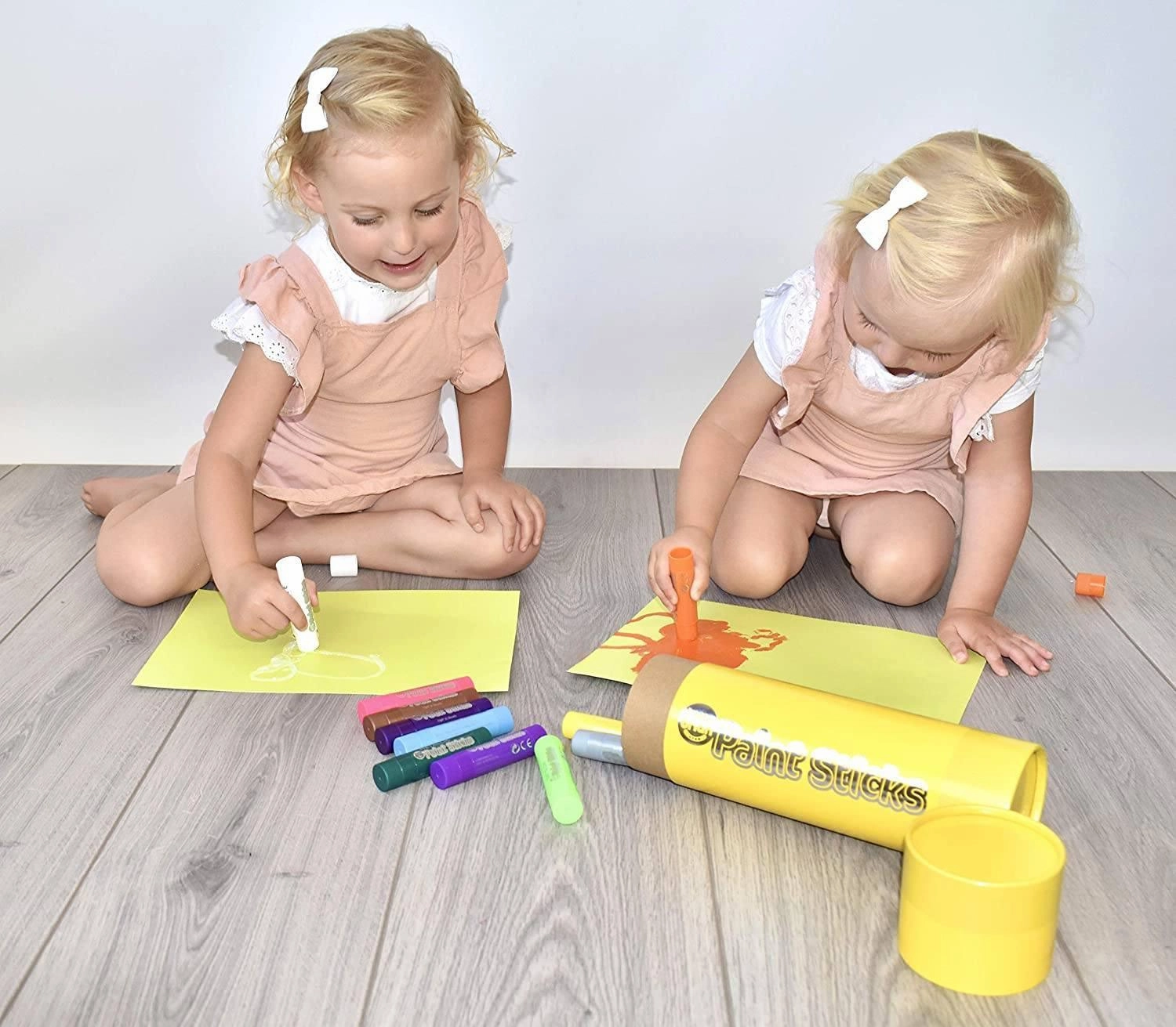 Little Brian Paint Sticks Giant Storage Tube - Includes 30 Paint Sticks