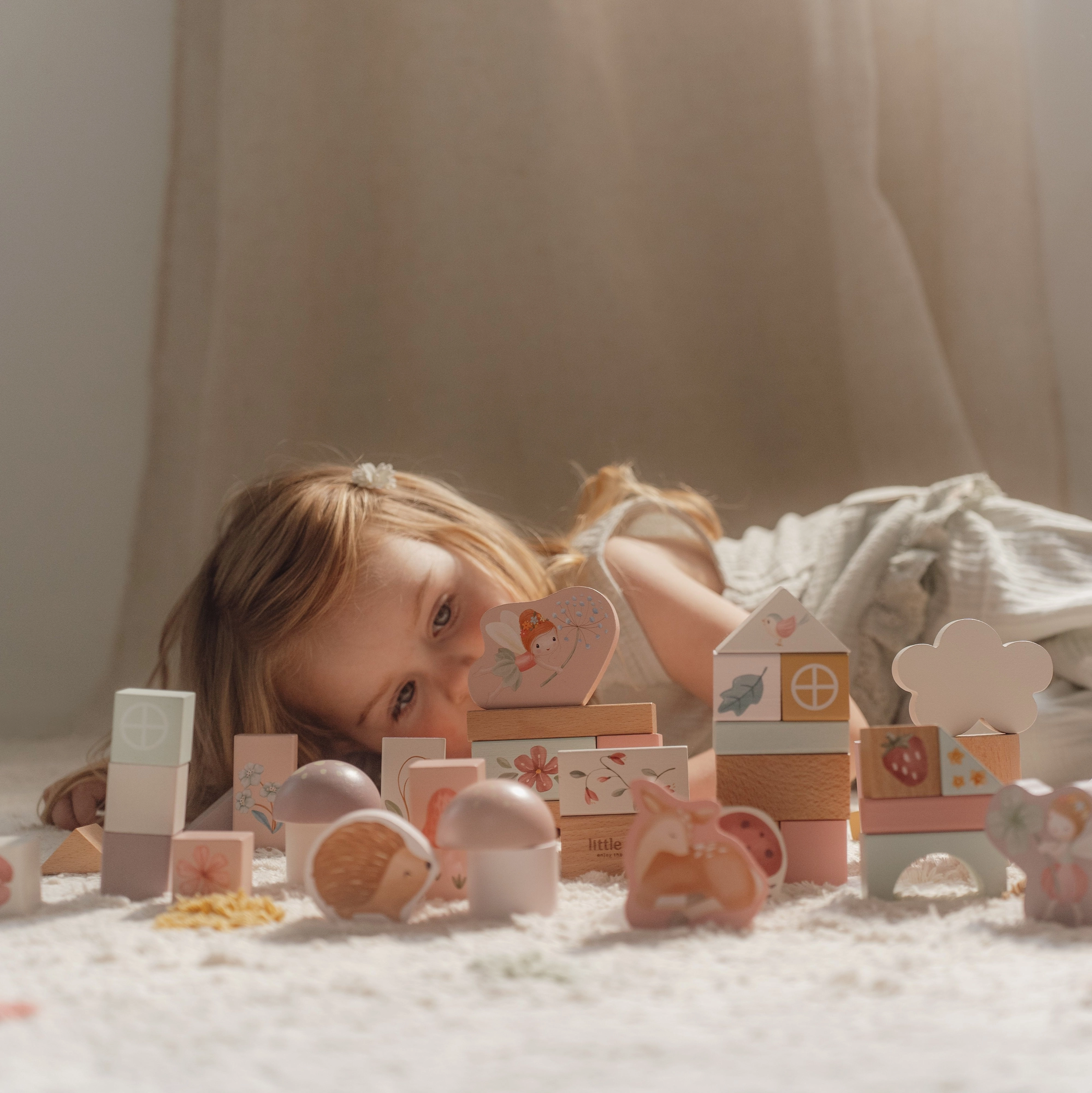Little Dutch Wooden Building Blocks - Fairy Garden