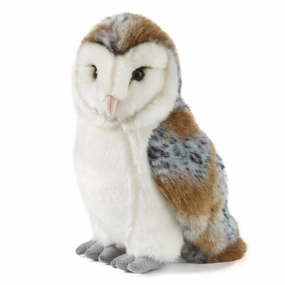 LIVING NATURE Large Barn Owl Soft Toy 25cm
