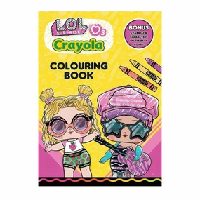 LOL Surprise X Crayola Colouring Book