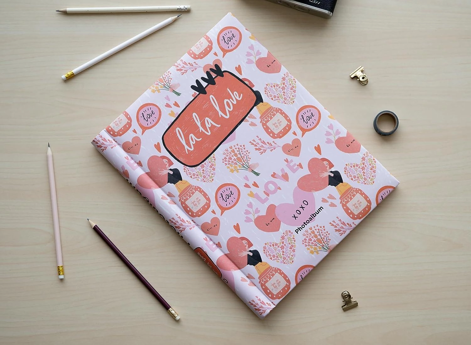 Lovers Photo Album 24X32Cm 30 Self-Adhesive Pages