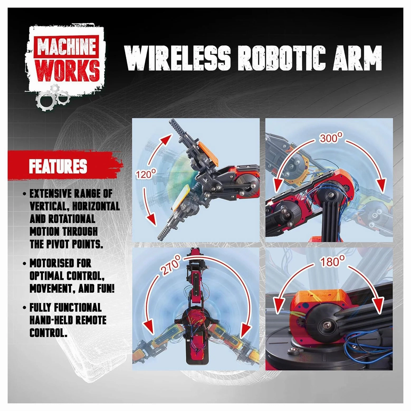 Machine Works Wireless Robotic Arm