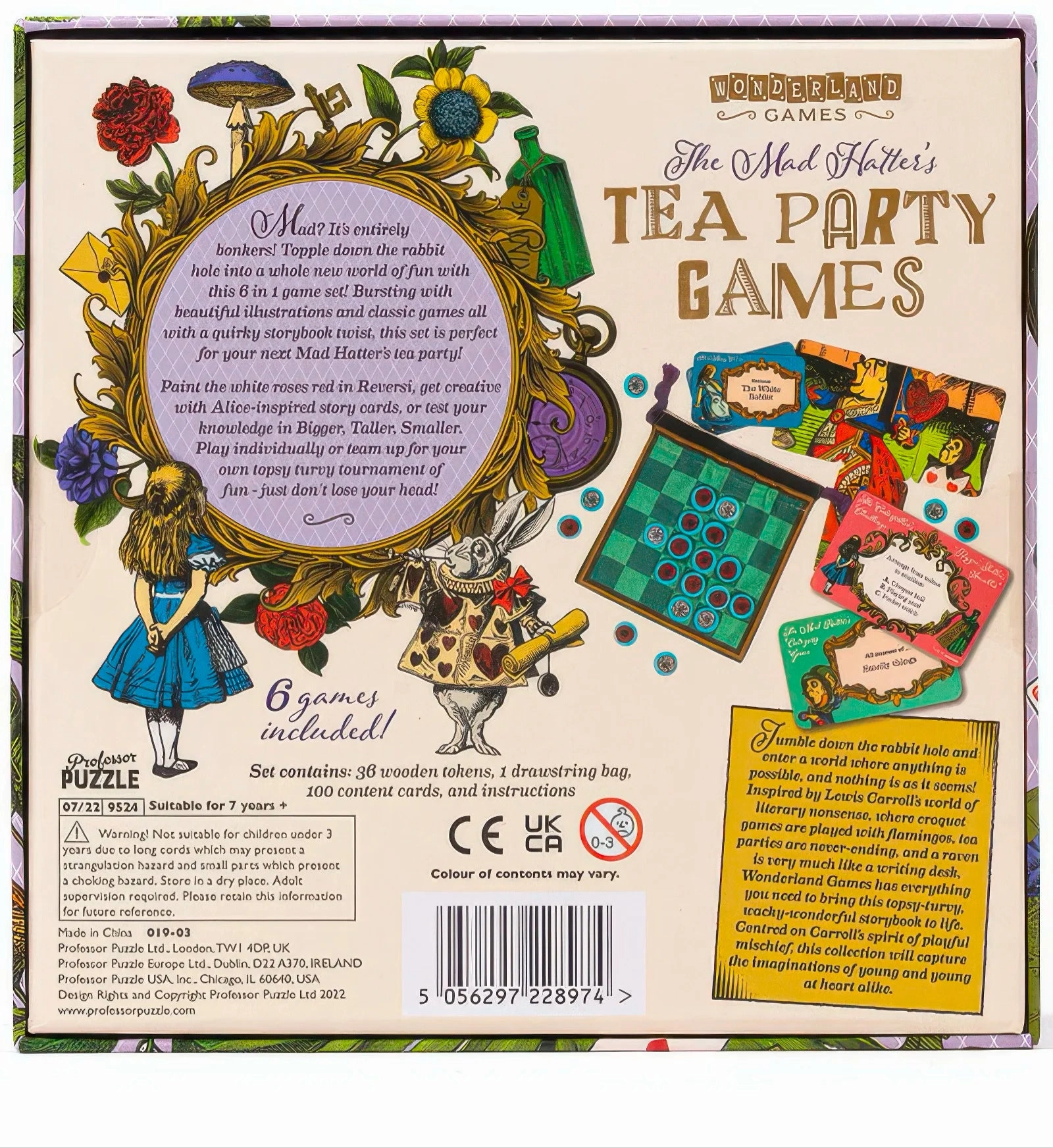 Mad Hatters Tea Party Games Set