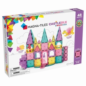 Magna-Tiles - Castle DLX   microMAGS 48-Piece Magnetic Construction Set