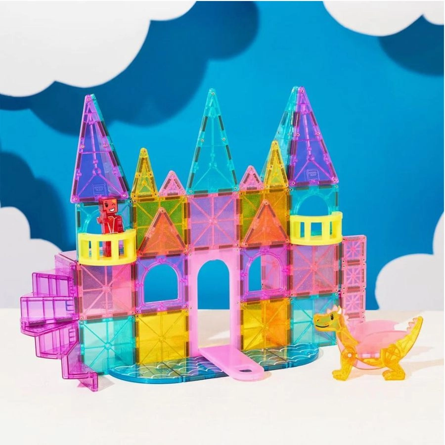 Magna-Tiles - Castle DLX   microMAGS 48-Piece Magnetic Construction Set