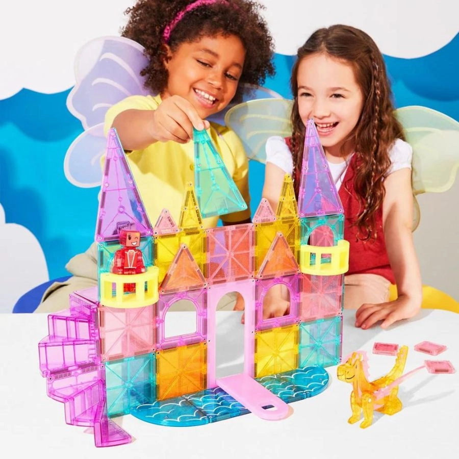 Magna-Tiles - Castle DLX   microMAGS 48-Piece Magnetic Construction Set