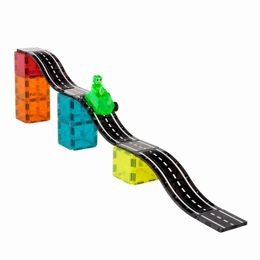 Magna-Tiles - Downhill Duo 40 Piece Set | Magna-Tiles in Motion