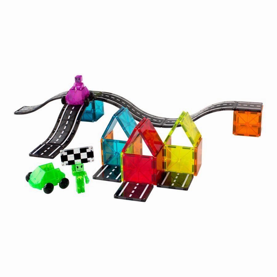 Magna-Tiles - Downhill Duo 40 Piece Set | Magna-Tiles in Motion