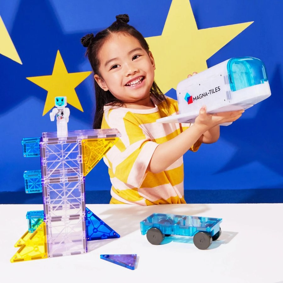 Magna-Tiles - Space   microMAGS 32-Piece Magnetic Construction Set