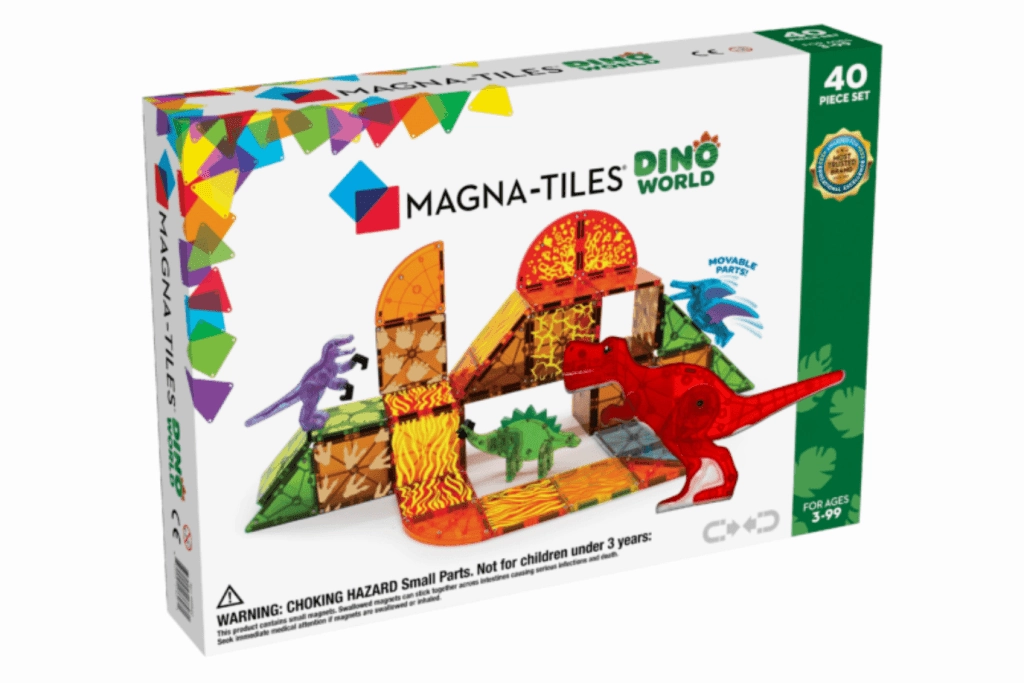 Magna-Tiles Dino World 40-Piece Set
