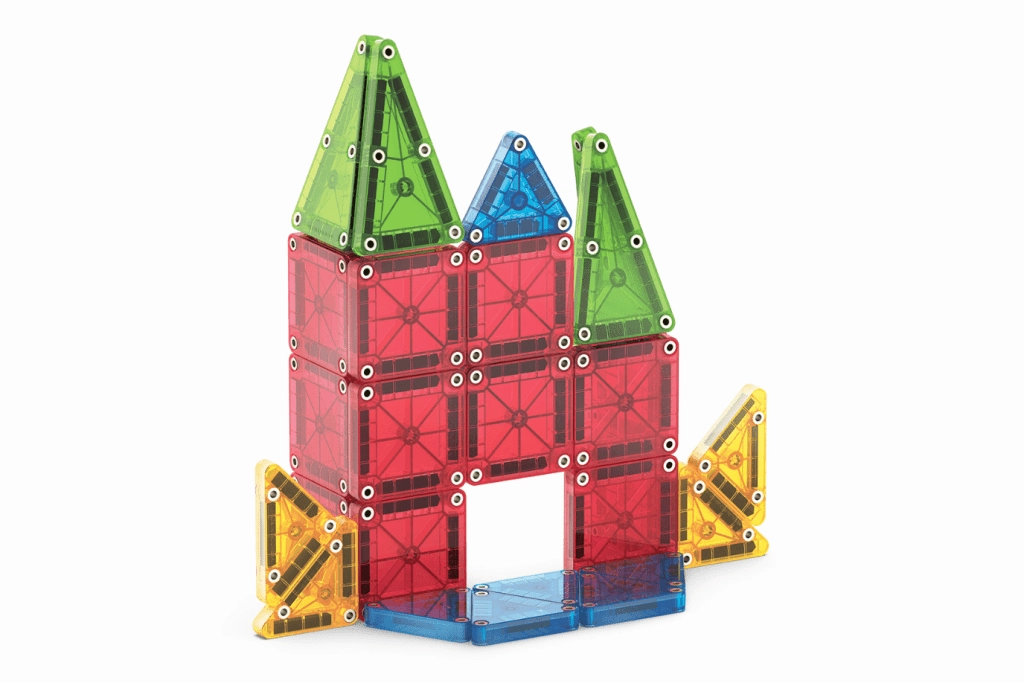 MAGNA-TILES microMAGS 26 Piece Travel Set (Bold Colours)