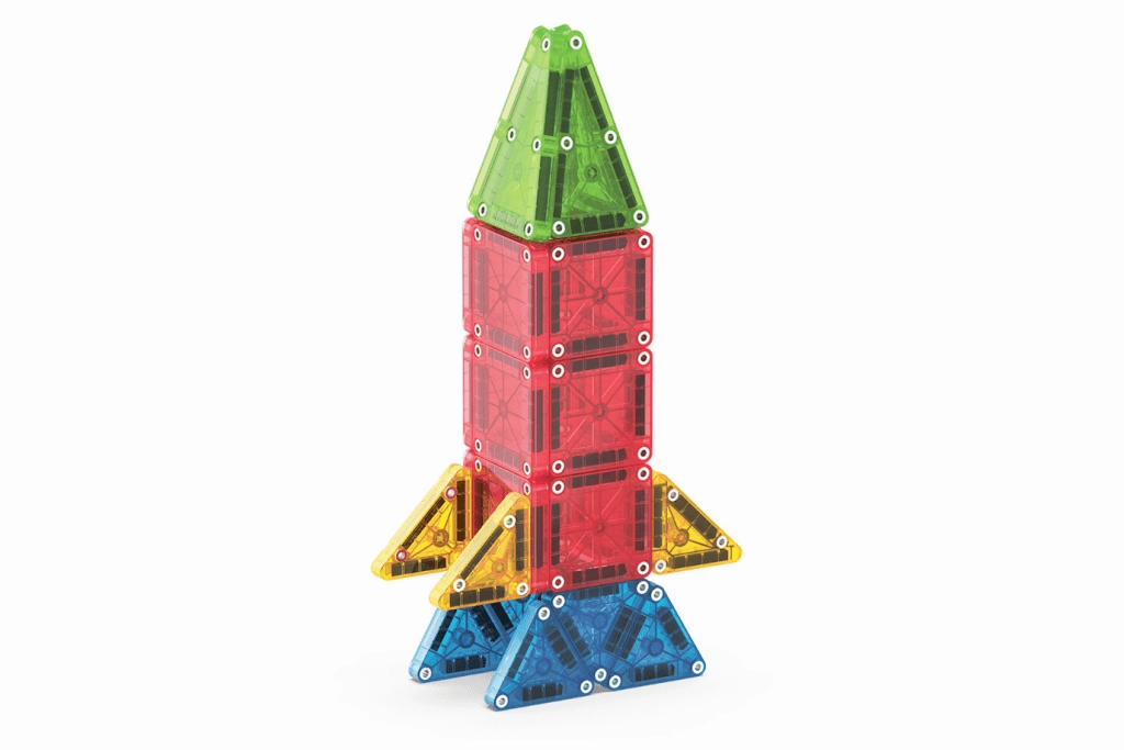 MAGNA-TILES microMAGS 26 Piece Travel Set (Bold Colours)