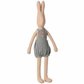 Maileg Rabbit Dusty Blue Overall 64 cm