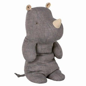 Maileg Safari Friends Rhino Medium Blue